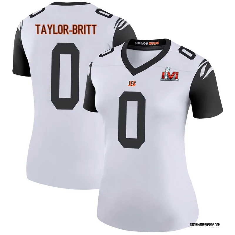 Cam Taylor-Britt Cincinnati Bengals Men's Legend White Color Rush