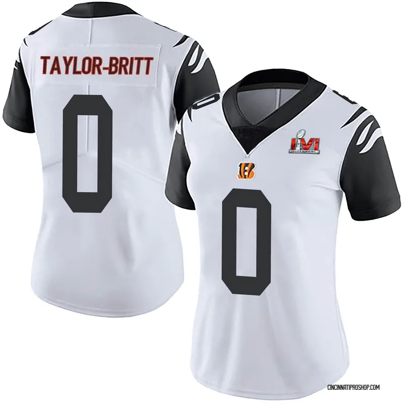 White Women's Cam Taylor-Britt Cincinnati Bengals Limited Color