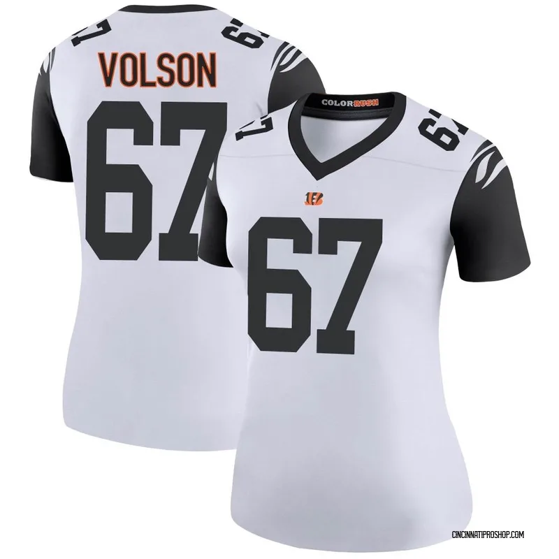 Cordell Volson 67 Cincinnati Bengals Super Bowl LVII Champions Men  Alternate Game Jersey - Orange - Bluefink