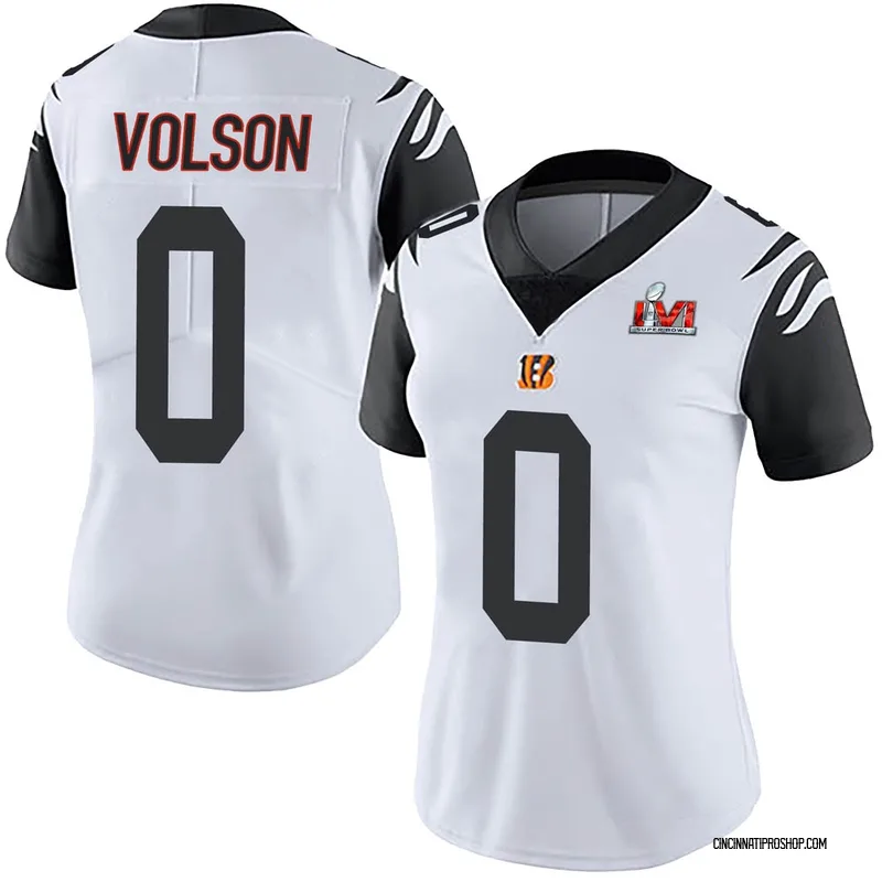 White Men's Cordell Volson Cincinnati Bengals Limited Color Rush Vapor  Untouchable Jersey