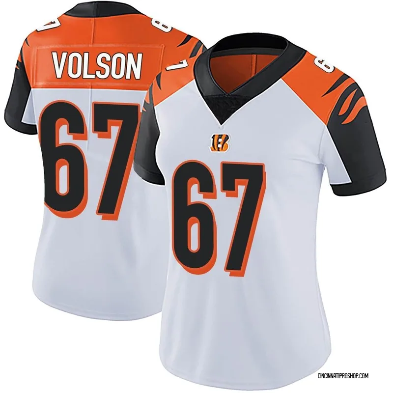 White Youth Cordell Volson Cincinnati Bengals Limited Color Rush Vapor  Untouchable Jersey