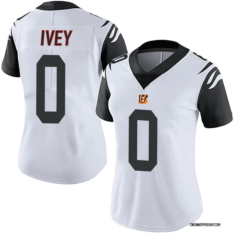 White Men's Custom Cincinnati Bengals Limited Color Rush Vapor Untouchable  Jersey