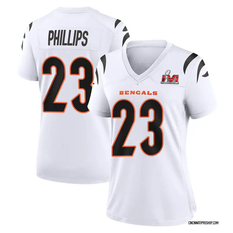 White Women's Darius Phillips Cincinnati Bengals Game Super Bowl LVI Bound  Jersey