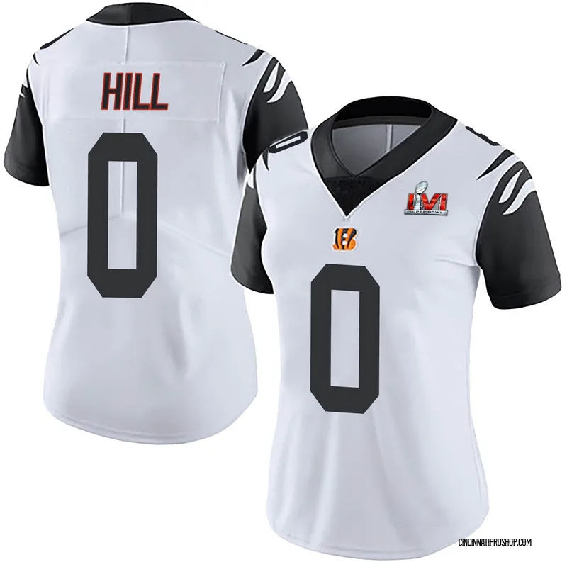 White Men's Daxton Hill Cincinnati Bengals Limited Color Rush Vapor  Untouchable Super Bowl LVI Bound Jersey