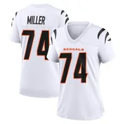 White Women's Eric Miller Cincinnati Bengals Game Jersey