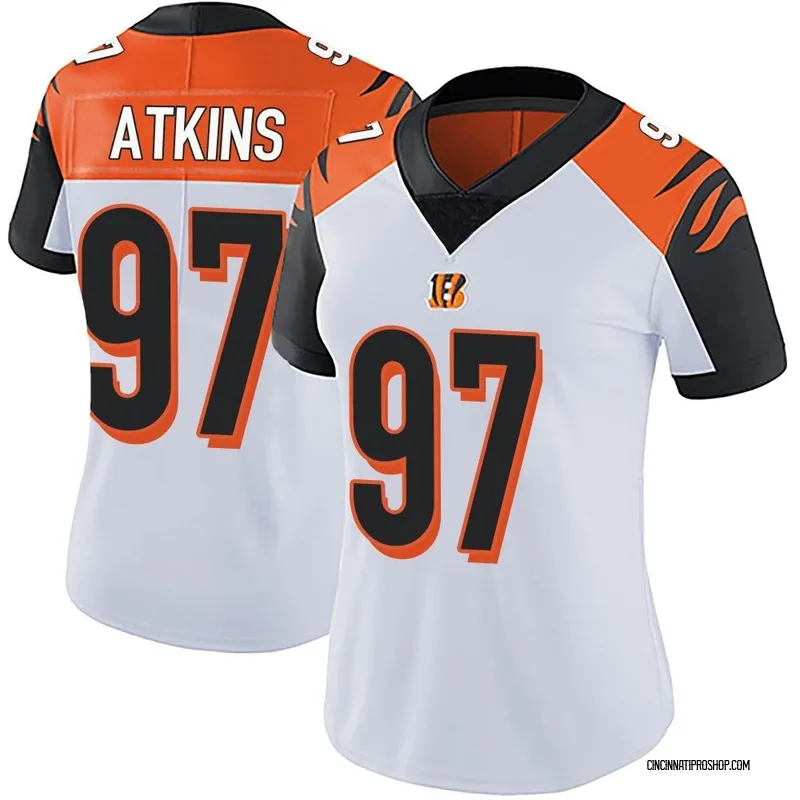 White Youth Antonio Phillips Cincinnati Bengals Game Jersey