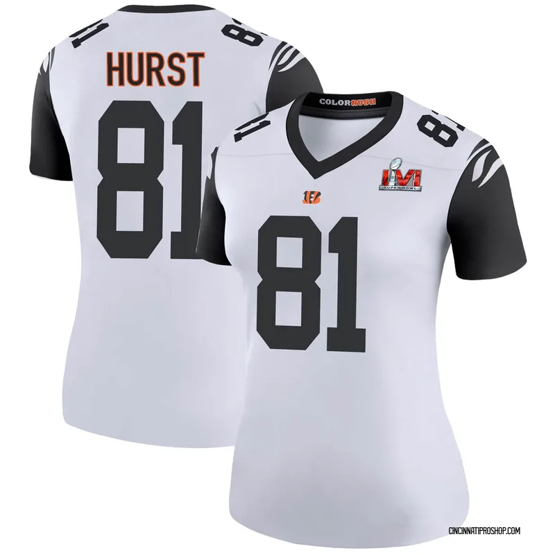 Limited Women's Hayden Hurst White Road Jersey - #81 Football