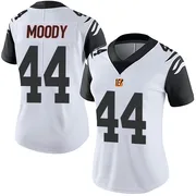 White Women's Jaylen Moody Cincinnati Bengals Limited Color Rush Vapor Untouchable Jersey