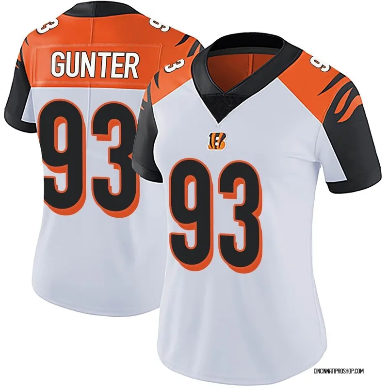 Jeff Gunter 93 Cincinnati Bengals Super Bowl LVII Champions Men Game Jersey  - White - Bluefink