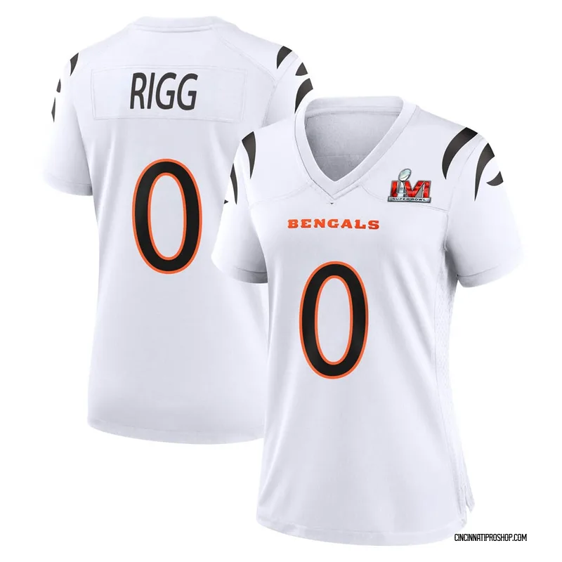 White Women's Justin Rigg Cincinnati Bengals Legend Color Rush Super Bowl  LVI Bound Jersey