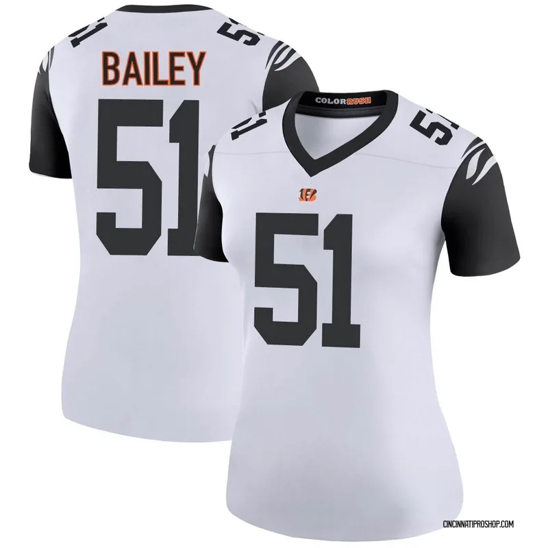 White Youth Markus Bailey Cincinnati Bengals Legend Color Rush