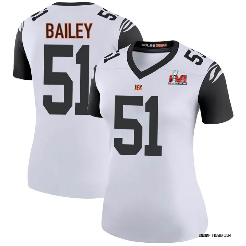 Markus Bailey Cincinnati Bengals Men's Legend White Color Rush T-Shirt