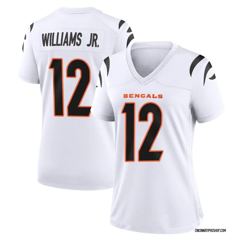 Black Men's Pooka Williams Jr. Cincinnati Bengals Game Team Color Jersey