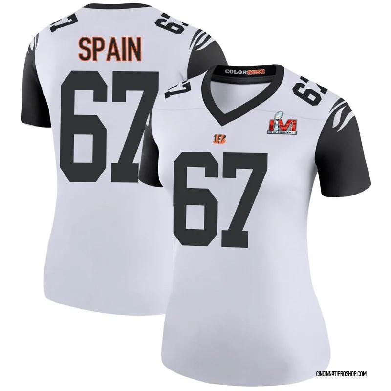 White Men's Quinton Spain Cincinnati Bengals Limited Color Rush Vapor  Untouchable Jersey