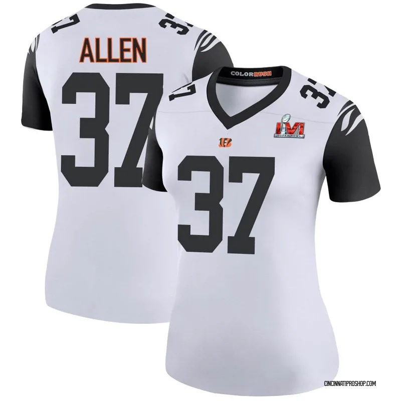 bengals white color rush jersey