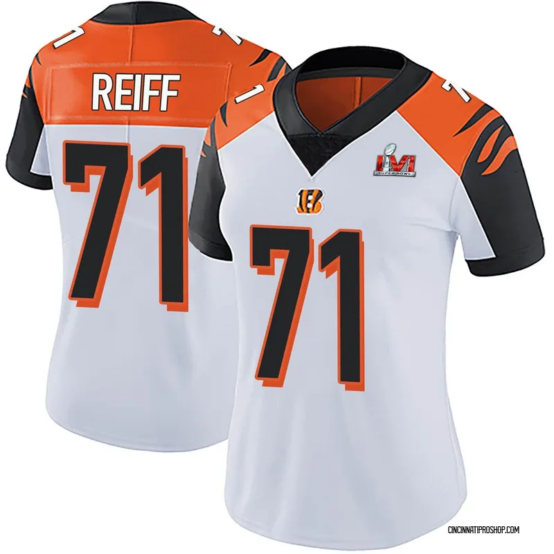 Orange Women's Riley Reiff Cincinnati Bengals Limited Vapor