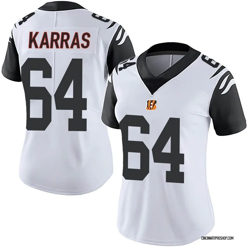 Ted Karras Cincinnati Bengals Youth Legend White Color Rush T-Shirt