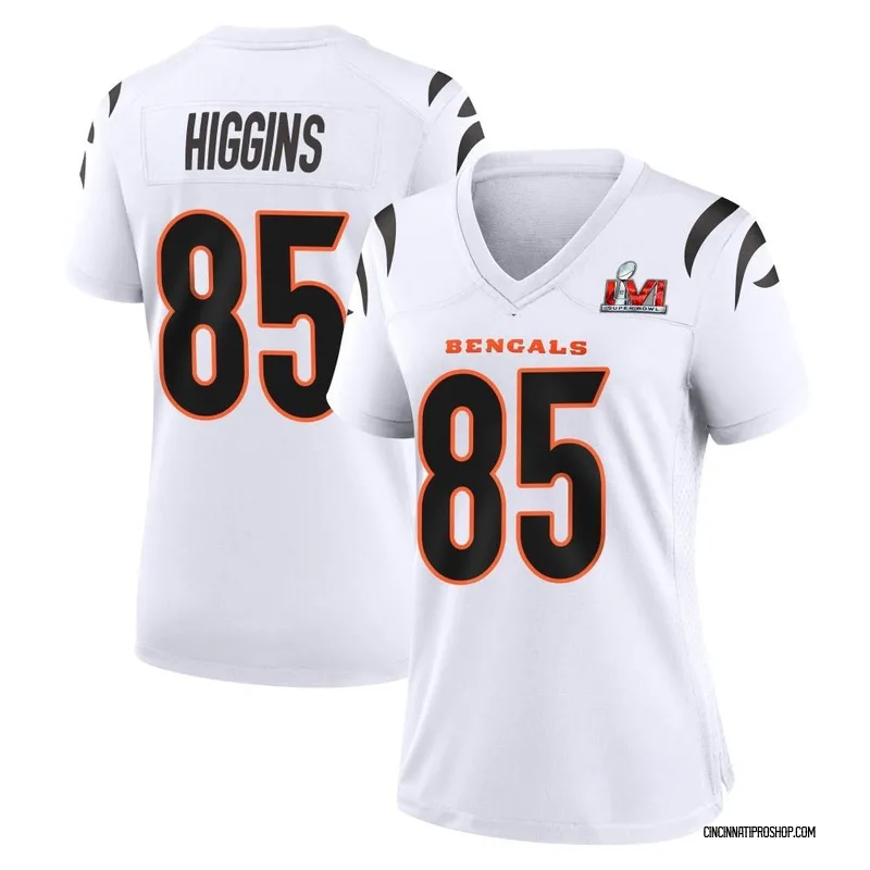 Youth Nike Tee Higgins Black Cincinnati Bengals Super Bowl LVI