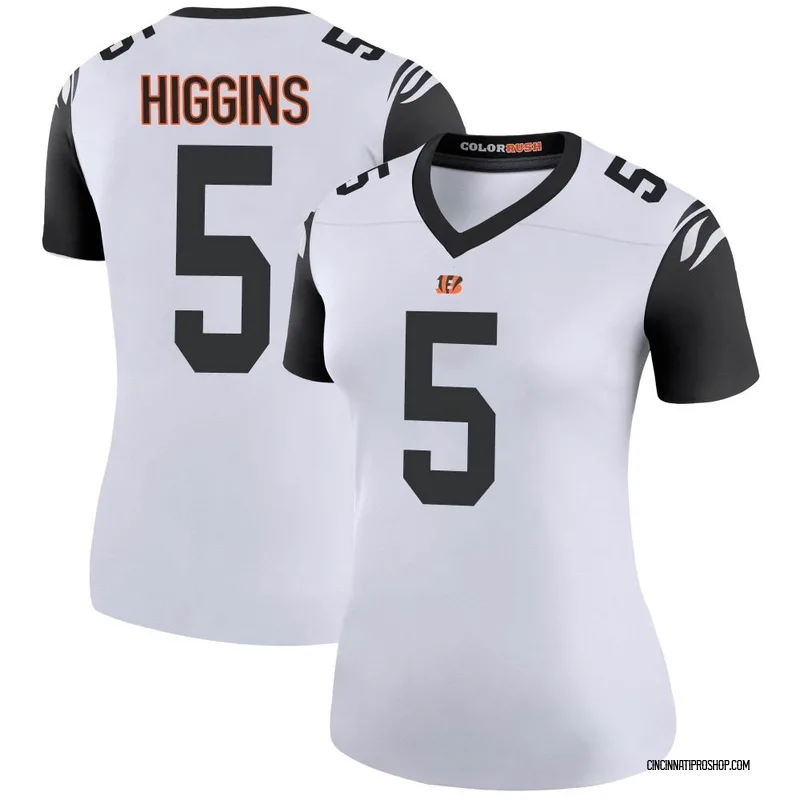 Youth Nike Tee Higgins Black Cincinnati Bengals Game Player Jersey