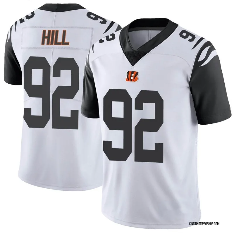 B.J. Hill 92 Cincinnati Bengals Super Bowl LVII Champions Youth Alternate  Game Jersey - Black - Bluefink