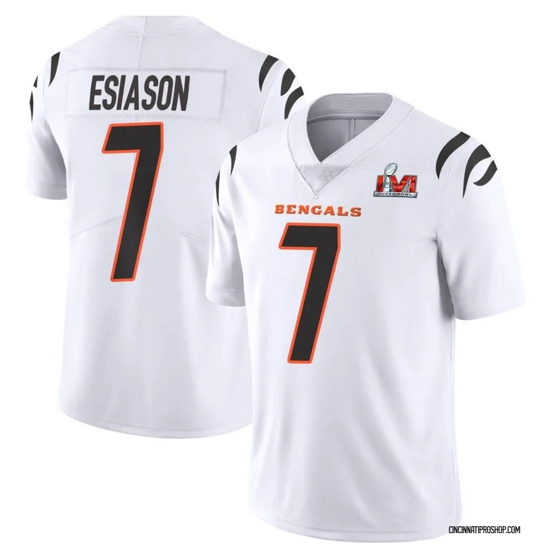 Orange Men's Eli Apple Cincinnati Bengals Elite Alternate Vapor Untouchable  Super Bowl LVI Bound Jersey