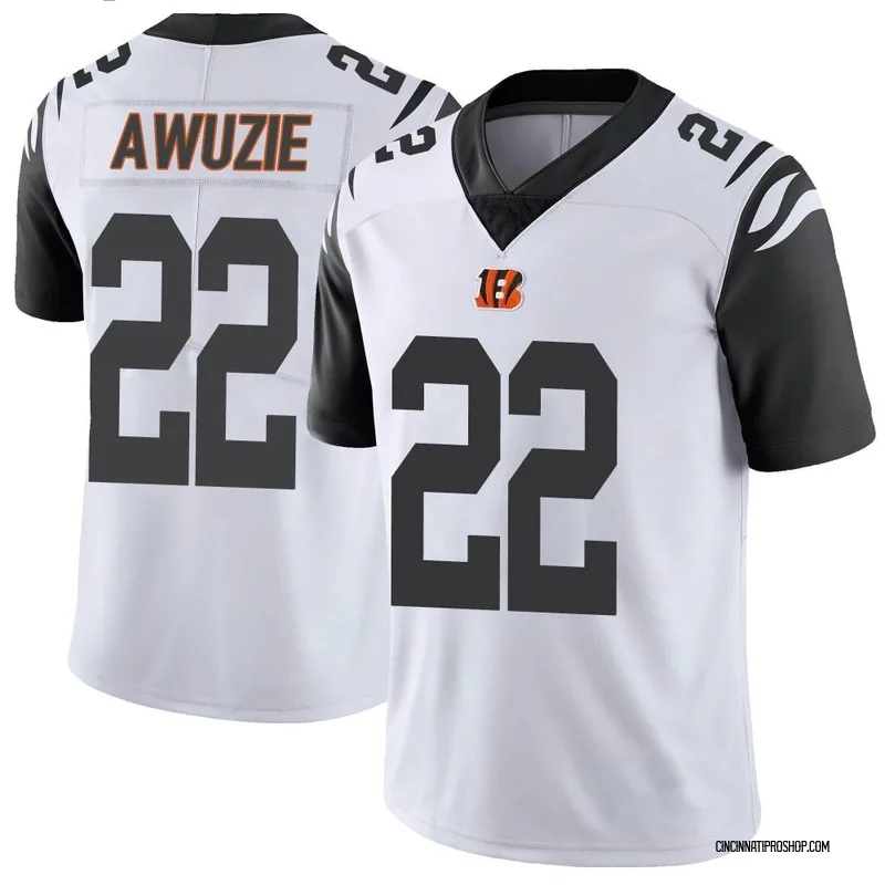 White Youth Chidobe Awuzie Cincinnati Bengals Limited Color Rush Vapor  Untouchable Jersey