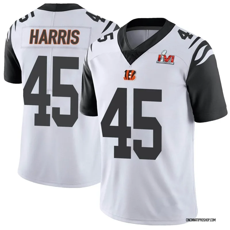 Women's Nike Cincinnati Bengals Darien Harris White Color Rush Vapor  Untouchable Jersey - Limited