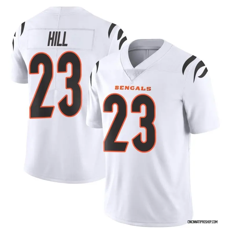 Dax Hill 23 Cincinnati Bengals Super Bowl LVII Champions Men Game Jersey -  White - Bluefink