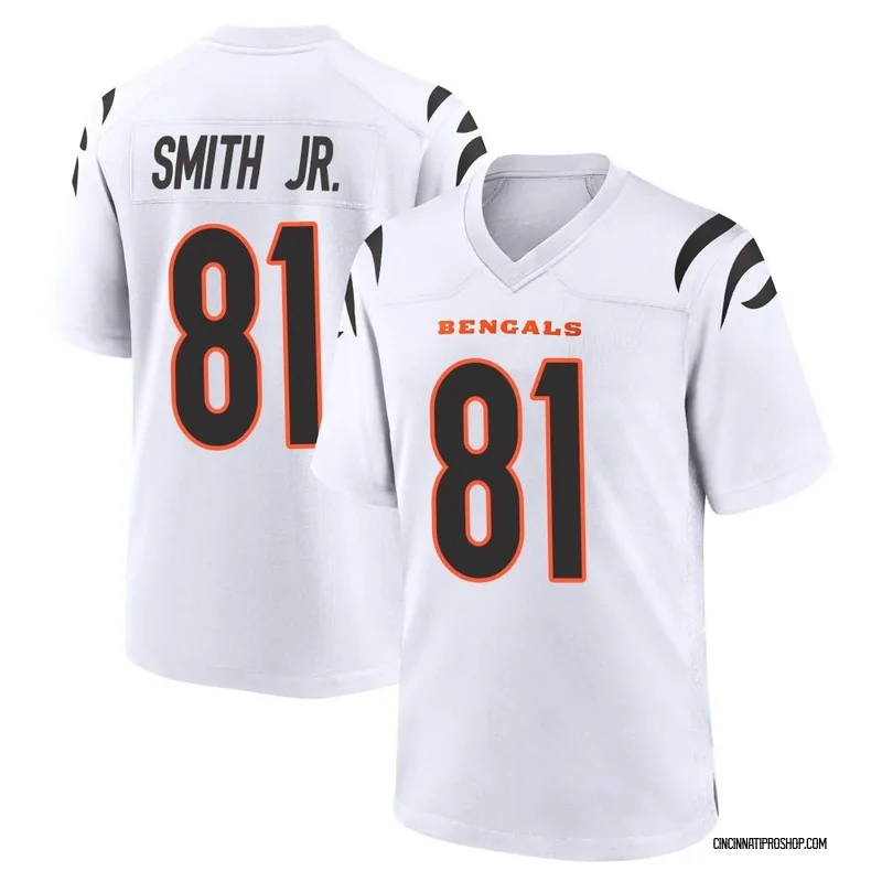 White Youth Irv Smith Jr. Cincinnati Bengals Game Jersey