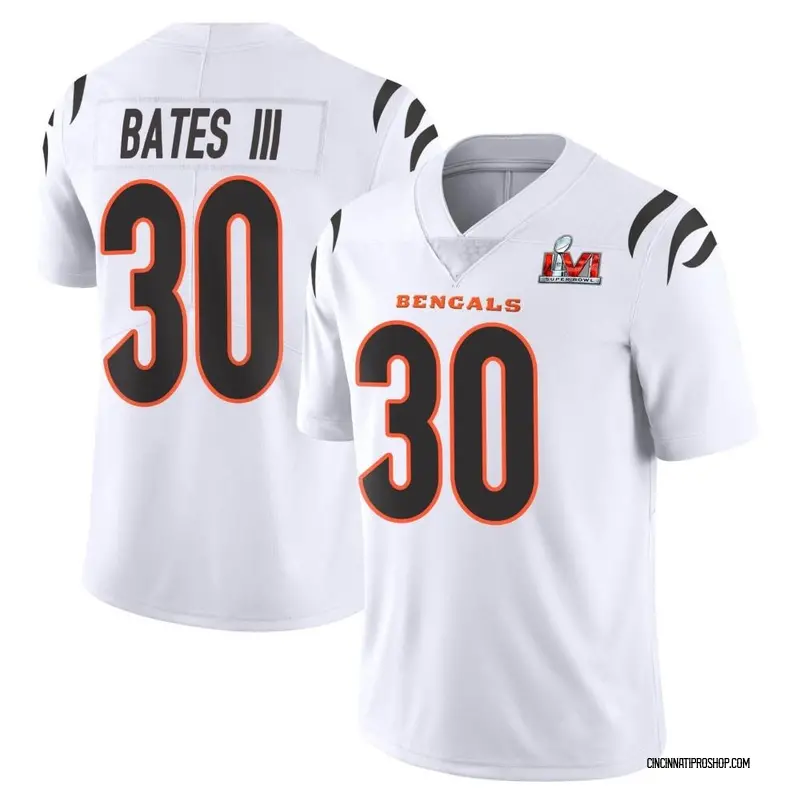 White Youth Jessie Bates III Cincinnati Bengals Limited Vapor Untouchable  Super Bowl LVI Bound Jersey
