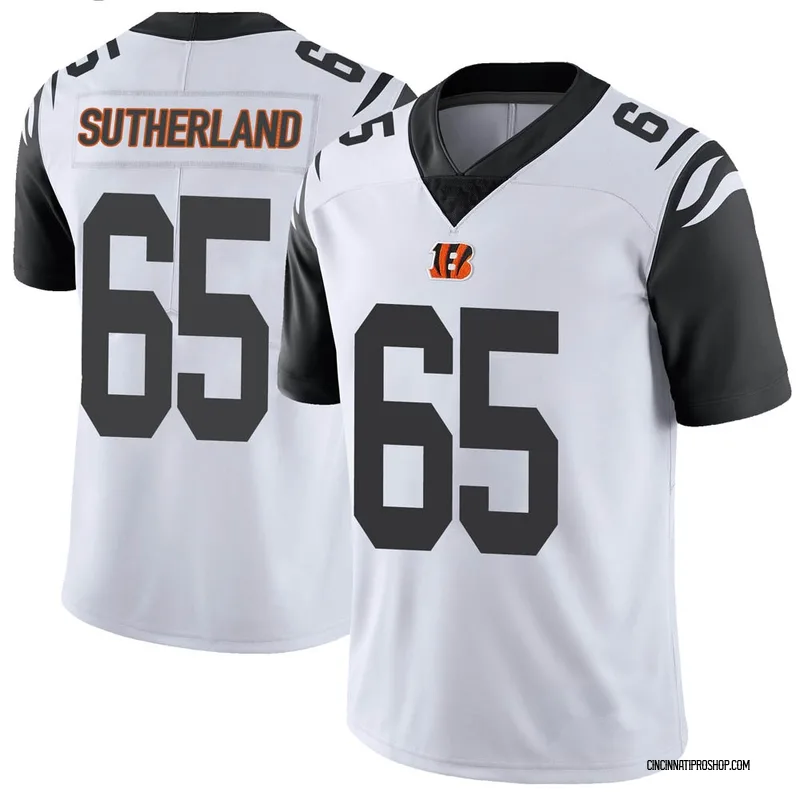 White Youth Keaton Sutherland Cincinnati Bengals Limited Color